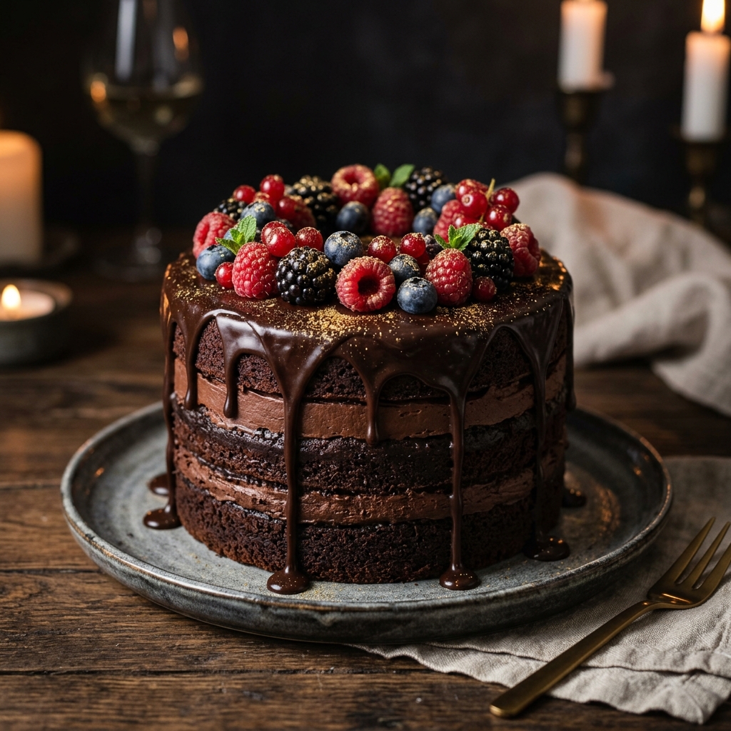 Trippel Chokladtårta